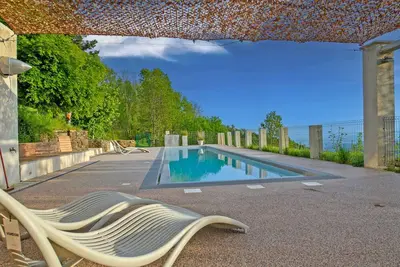 Gite Montvert Classé 4* - Piscine - Parc des Monts d'Ardèche