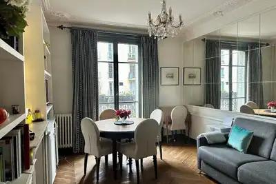 Image de Charming 2-bedroom apartment in pleasant Paris with WiFi