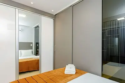 Image de Premium studio for 4 people with air conditioning and washer and dryer