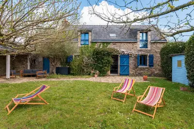 Image de Maison de vacances 'L'échappée Belle De L'étier' avec vue sur la mer, terrasse privée et Wi-Fi