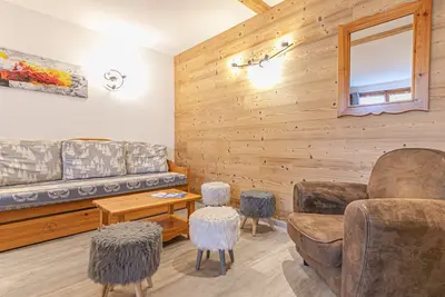 Image de Appartement rénové pour 8 pers, quartier calme, Aussois