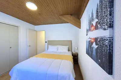 Appartement 3 pièces à Briançon, balcon sud, parking, jusqu'à 6 personnes