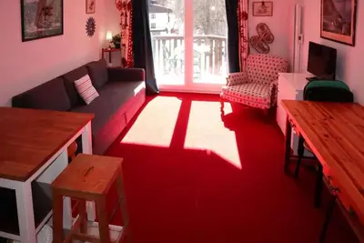 Image de À 300m des pistes de ski, 2ème étage, balcon, télévision, casier à ski, 22m², Les Orres