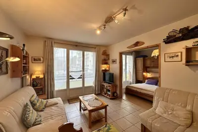 Image de Rez-de-chaussée, balcon, télévision, casier à ski, 37m², Villard de Lans