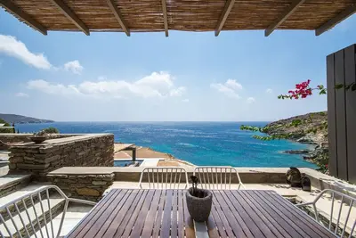 Image de Superb Tinos See Front Villa | Villa Themis | 1 Bedroom | Breathtaking Sea Views | Private Furnished Terrace | Pet Friendly | Shared Outdoor Pool | Prime Location | Agios Romanos