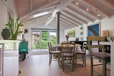 Image de Appartement 'La Fonte Secondo Piano' avec vue sur les montagnes, terrasse privée et Wi-Fi