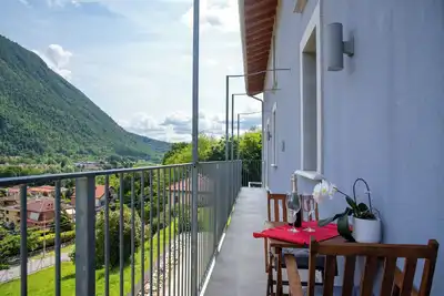 Image de Appartement 'La Fonte Primo Piano' avec vue sur la montagne, jardin partagé et Wi-Fi