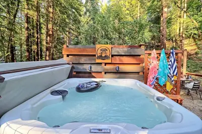Image de River Otter Hot Tub Bbq Fire Pit Russian River Gem.