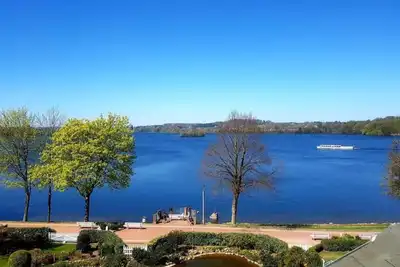 Image de Home port Dieksee with panoramic view directly on the Dieksee!