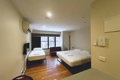 Image de King Studio Apartment in Melbourne Cbd | Walk to Markets and Attractions