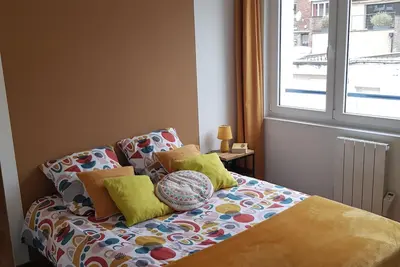 Maison charmante avec jardin à deux pas de la plage de Malo les Bains.