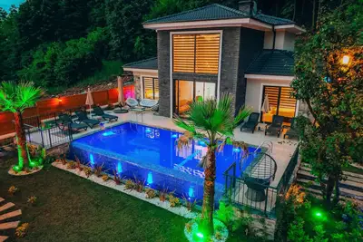 Image de 3+1 Holiday Villa with Heating Pool-Private Pool, Luxury, Fireplace, 7 Persons