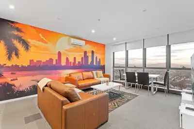 Image de Cosy 1-Bed 41st Floor City Views king bed