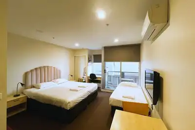 Image de Cozy King Bed Studio in Melbourne Cbd | Free Wi-Fi