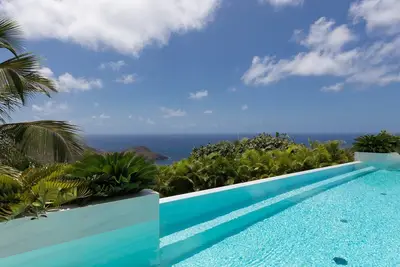 Image de 4 Bed Villa Rose dog in Devé, St Barths