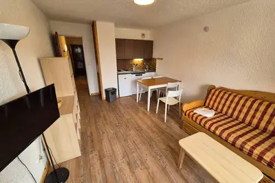 Image de Studio fonctionnel au pied des pistes, centre station, animaux admis
