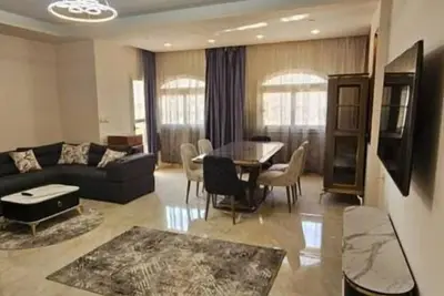 Image de 3-bedroom apartment pool view in gorgeous New Cairo with WiFi, Ac