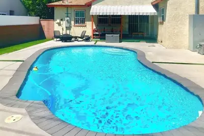 Image de 3-bedroom house with pool near Sofi in Inglewood with Ac, WiFi. Enjoy your stay