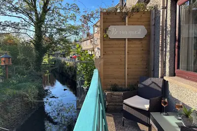 Duck Away Riverside Cottage, pet friendly in Cark In Cartmel