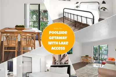Image de Serene Poolside Getaway | Lake Access | Parking