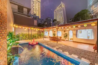 Image de 5min Walk MyKhe/New Private villa/Free Pickup/Bbq