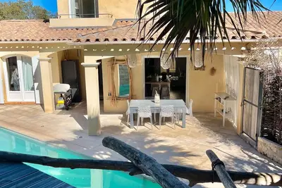 Image de Maison de vacances 'Ste Maxime' avec piscine privée, Wi-Fi et climatisation