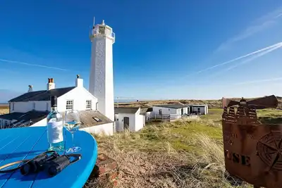 Image de Phare avec vue sur la mer en Cumbria, Sans dépôt