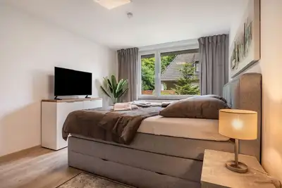 Image de Appartement \"Kleines GlĂĽck\" avec balcon et Wi-Fi