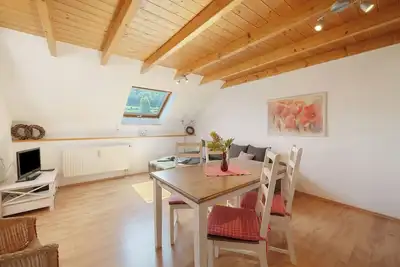 Image de Appartement '3, 65 Qm, Balkon' avec piscine partagée, terrasse privée et Wi-Fi
