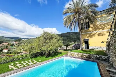Image de Maison de vacances privée avec climatisation, Wifi, piscine privée, patio, vue panoramique