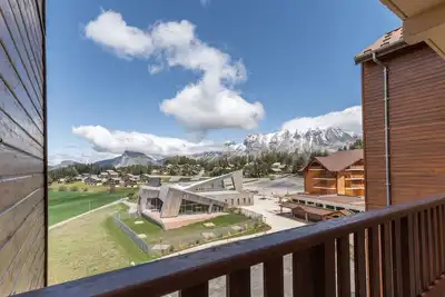 Appartement vue sur les pistes, pour 8