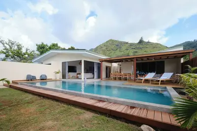 Image de Serenity Beachfront Villa 3 bedrooms