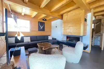 Image de Chalet de prestige 10 pers, proche pistes, Wifi, stationnement