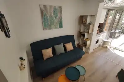 Image de Super studio avec piscine, Jacuzzi privé et mer à proximité
