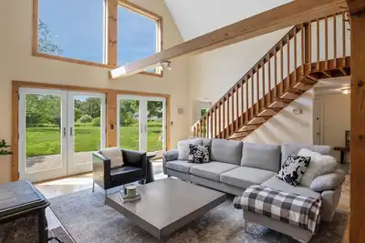 Modern Dairy Barn with Ample Natural Light and 2 Living Rooms!