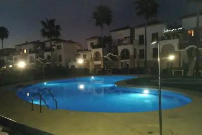 Image de Ground floor with large terrace, air conditioners in bedrooms and living room.