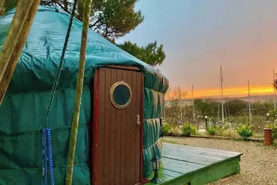 Image de 'Genoa' a luxurious yurt with sea & harbour views