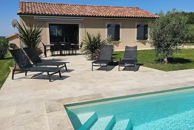 Image de Maison à la campagne avec sa piscine privée