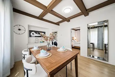 Modern 2 bedroom home with spacious dining room plus two parking included