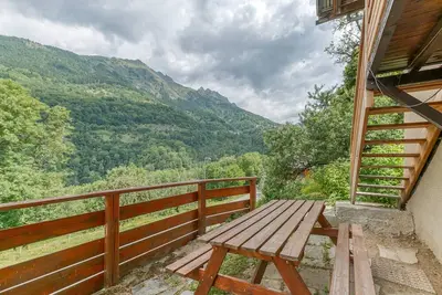 Image de Chalet 'Passoud 204' avec vue sur la montagne, jardin privé et Wi-Fi
