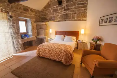 Image de 'Casa A Penalba' avec vue sur la montagne et terrasse privée