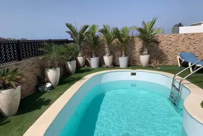 Image de Maison de vacances 'Corralejo Branded Residensed' avec vue mer, Wi-Fi et climatisation