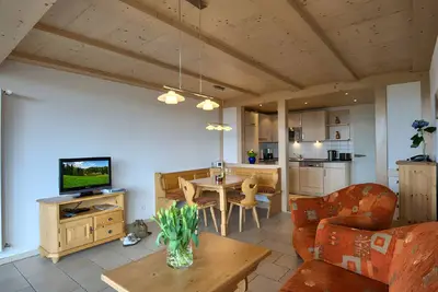 Image de Appartement \"Schwalbe\" avec vue sur les montagnes, terrasse privée et Wi-Fi