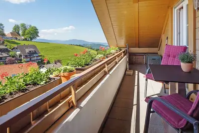 Image de Appartement 'Ferienwohnung Nachtigall' avec vue sur la montagne, jardin partagé et Wi-Fi