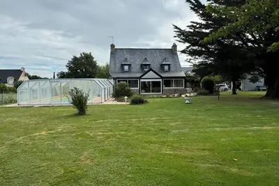 Image de Maison de vacances avec piscine à proximité du Golfe. Acces à pied à la mer.