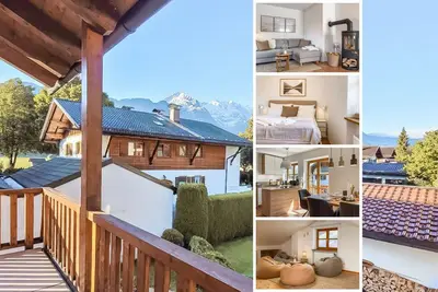 Image de Apartment for 6 - mountain view, balcony, fireplace, cinema, yoga, parking lot
