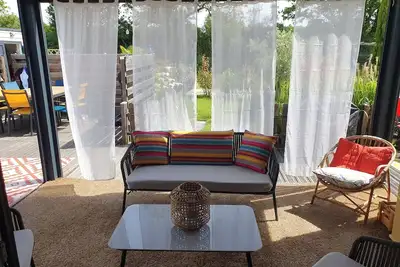 Image de Lodge tout confort avec jacuzzi à Sainte Foy prés des Sables d'Olonne