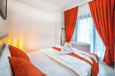 Charming 1-bedroom apartment in delightful Muğla with fitness room, WiFi