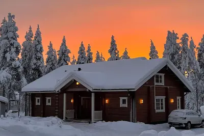 Image de Cosy Villa Aurora at Pyhä fell | 2 ski cards included | outdoor hottub