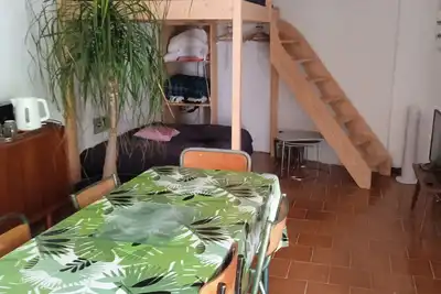 Image de petit mazet avec jardin de 400 metres2, piscine de 10 m2, terrain ombragé